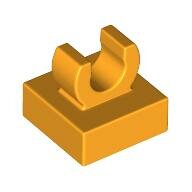 LEGO Bright Light Orange Tile, Modified 1 x 1 with Open O Clip 15712 - 6262140