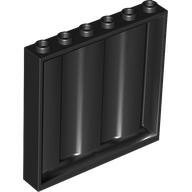 LEGO Black Panel 1 x 6 x 5 with Corrugated Profile 23405 - 6128857