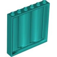 LEGO Dark Turquoise Panel 1 x 6 x 5 with Corrugated Profile 23405 - 6337306