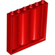 LEGO Red Panel 1 x 6 x 5 with Corrugated Profile 23405 - 6226927