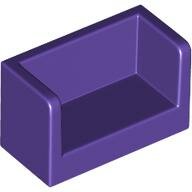 LEGO Dark Purple Panel 1 x 2 x 1 with Rounded Corners and 2 Sides 23969 - 6134716