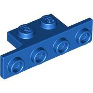 LEGO Blue Bracket 1 x 2 - 1 x 4 with Two Rounded Corners at the Bottom 28802 - 6271125