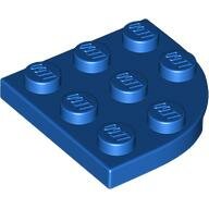 LEGO Blue Plate, Round Corner 3 x 3 30357 - 6288176