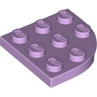 LEGO Lavender Plate, Round Corner 3 x 3 30357 - 6325970