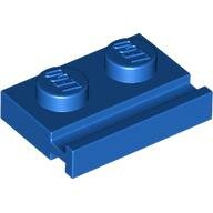 LEGO Blue Plate, Modified 1 x 2 with Door Rail 32028 - 4208733