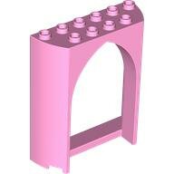 LEGO Bright Pink Panel 2 x 6 x 6 with Gothic Arch 35565 - 6209805