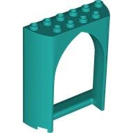 LEGO Dark Turquoise Panel 2 x 6 x 6 with Gothic Arch 35565 - 6324010