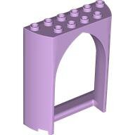 LEGO Lavender Panel 2 x 6 x 6 with Gothic Arch 35565 - 6209806