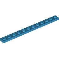 LEGO Dark Azure Plate 1 x 12 60479 - 6185543