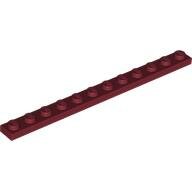 LEGO Dark Red Plate 1 x 12 60479 - 6072621