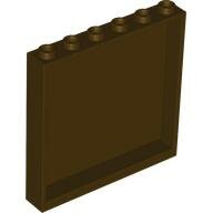 LEGO Dark Brown Panel 1 x 6 x 5 59349 - 6022110