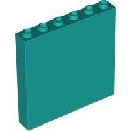 LEGO Dark Turquoise Panel 1 x 6 x 5 59349 - 6346491