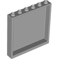 LEGO Light Bluish Gray Panel 1 x 6 x 5 59349 - 4527174