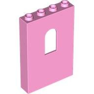 LEGO Bright Pink Panel 1 x 4 x 5 Wall with Window 60808 - 6204130
