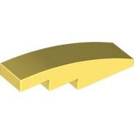 LEGO Bright Light Yellow Slope, Curved 4 x 1 61678 - 6296536