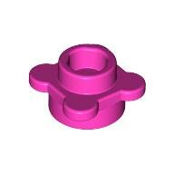 LEGO Dark Pink Plate, Round 1 x 1 with Flower Edge (4 Knobs / Petals) 33291 - 6170298