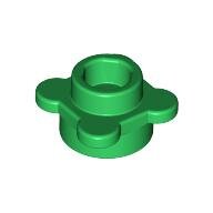 LEGO Green Plate, Round 1 x 1 with Flower Edge (4 Knobs / Petals) 33291 - 6170576