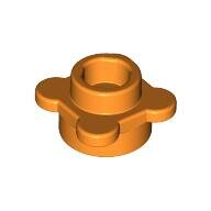 LEGO Orange Plate, Round 1 x 1 with Flower Edge (4 Knobs / Petals) 33291 - 6182165
