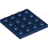 LEGO Dark Blue Plate 4 x 4 3031 - 6027625