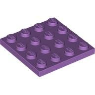 LEGO Medium Lavender Plate 4 x 4 3031 - 6133296