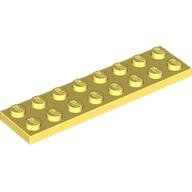 LEGO Bright Light Yellow Plate 2 x 8 3034 - 6349769