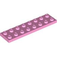 LEGO Bright Pink Plate 2 x 8 3034 - 6252555