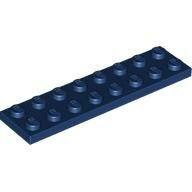 LEGO Dark Blue Plate 2 x 8 3034 - 4252662