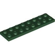 LEGO Dark Green Plate 2 x 8 3034 - 6174940