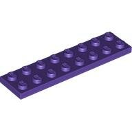 LEGO Dark Purple Plate 2 x 8 3034 - 6109931