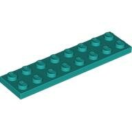 LEGO Dark Turquoise Plate 2 x 8 3034 - 6257063