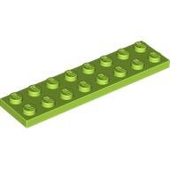 LEGO Lime Plate 2 x 8 3034 - 4172876