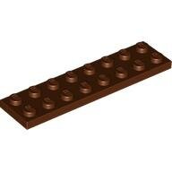 LEGO Reddish Brown Plate 2 x 8 3034 - 4211211