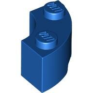 LEGO Blue Brick, Round Corner 2 x 2 Macaroni with Stud Notch and Reinforced Underside 85080 - 4586955