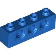 LEGO Blue Technic, Brick 1 x 4 with Holes 3701 - 370123
