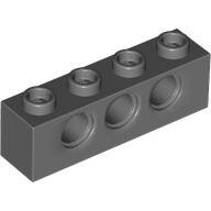LEGO Dark Bluish Gray Technic, Brick 1 x 4 with Holes 3701 - 4213607