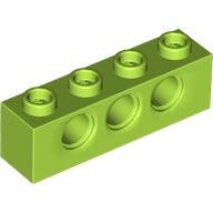 LEGO Lime Technic, Brick 1 x 4 with Holes 3701 - 4166527