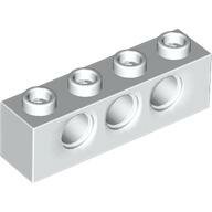 LEGO White Technic, Brick 1 x 4 with Holes 3701 - 370101