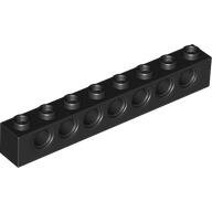 LEGO Black Technic, Brick 1 x 8 with Holes 3702 - 370226