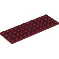 LEGO Dark Red Plate 4 x 12 3029 - 4164218