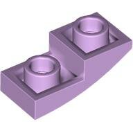 LEGO Lavender Slope, Curved 2 x 1 x 2/3 Inverted 24201 - 6474988