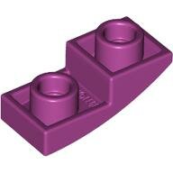LEGO Magenta Slope, Curved 2 x 1 x 2/3 Inverted 24201 - 6142402