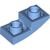 LEGO Medium Blue Slope, Curved 2 x 1 x 2/3 Inverted 24201 - 6469100