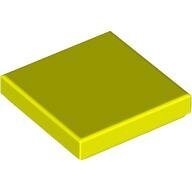 LEGO Neon Yellow Tile 2 x 2 3068 - 6380131