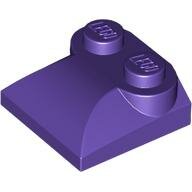 LEGO Dark Purple Slope, Curved 2 x 2 x 2/3 with 2 Studs and Curved Sides 47457 - 4218700