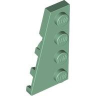 LEGO Sand Green Wedge, Plate 4 x 2 Left 41770 - 6258329