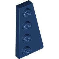 LEGO Dark Blue Wedge, Plate 4 x 2 Right 41769 - 4502091