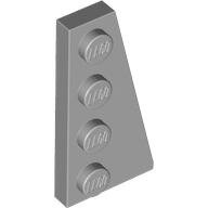 LEGO Light Bluish Gray Wedge, Plate 4 x 2 Right 41769 - 4211732