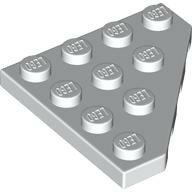LEGO White Wedge, Plate 4 x 4 Cut Corner 30503 - 4160215
