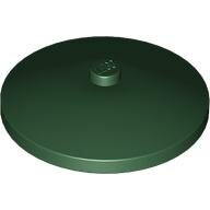 LEGO Dark Green Dish 4 x 4 Inverted (Radar) with Solid Stud 3960 - 6389938