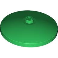 LEGO Green Dish 4 x 4 Inverted (Radar) with Solid Stud 3960 - 6211918